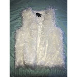 White Fur Vest